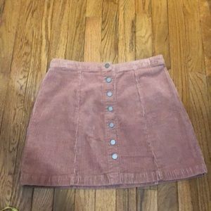 Corduroy Button Up Skirt BOGO ITEM